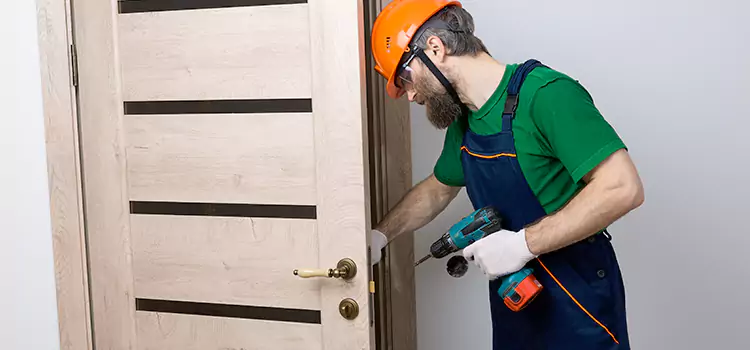 Replace Internal Door Handle with Lock Cinco Ranch